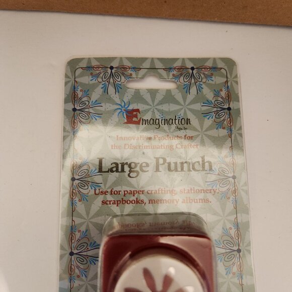 Floral Shape Large Hole Punch Emagination paper Scrapbook Flower - Picture 2 of 5